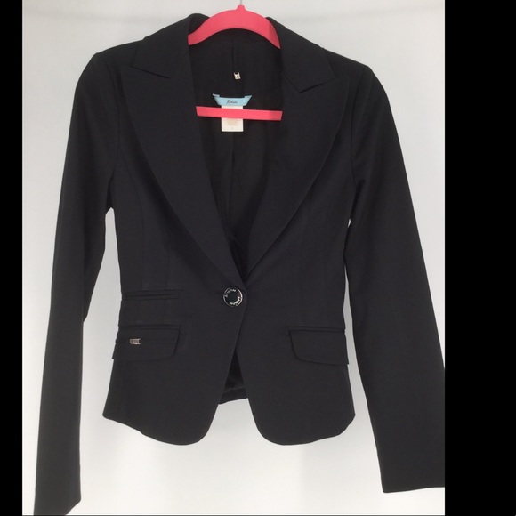 Marciano Starla Blazer n Black XS w/silver buttons - Picture 3 of 7